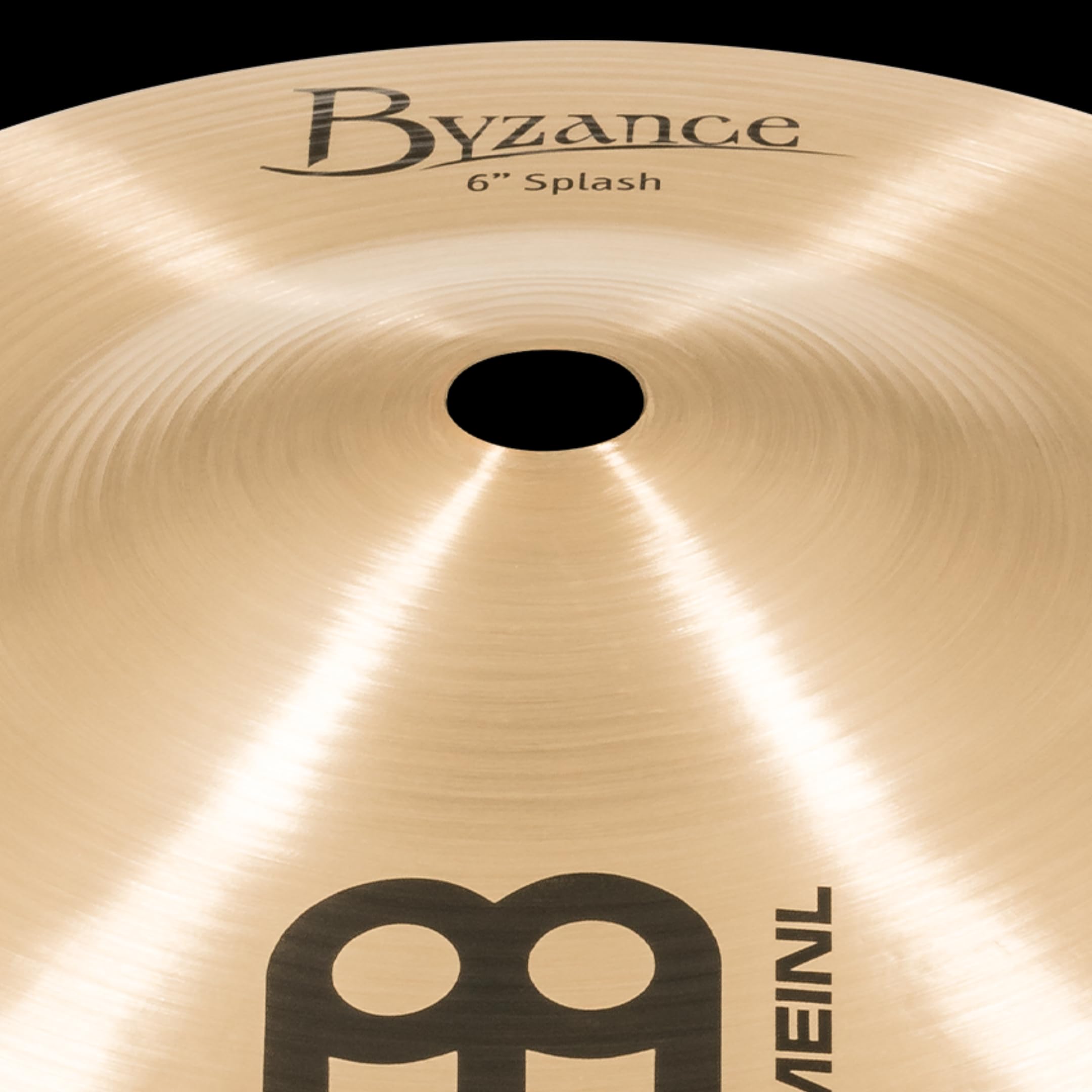 Meinl Cymbals Byzance Traditional Splash 6 Zoll (Video) Schlagzeug Becken (15,24cm) B20 Bronze, Traditionelles Finish (B6S)