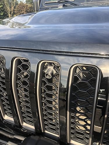 Miniatura 4 de Z Automotive JT Kit de cámara frontal  Jeep Gladiator 2019-2023  Kit de instalación montado en rejilla  Perfecto para el sendero o estacionamiento,