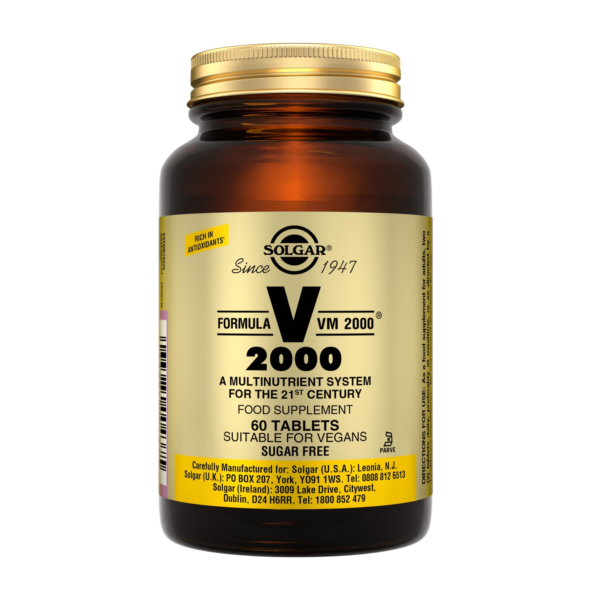 Solgar Formula Vm-2000 Tablets - Pack Of 60