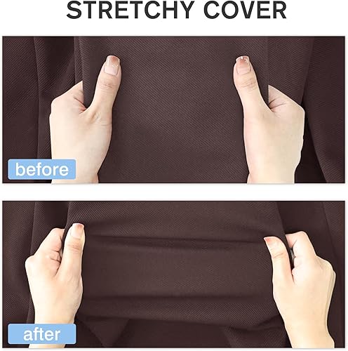 Miniatura 9 de HAVARGO Cojín reclinable para personas mayores de 20 x 20 x 3 pulgadas, elevadores de asiento grandes para sillas reclinables antideslizantes de