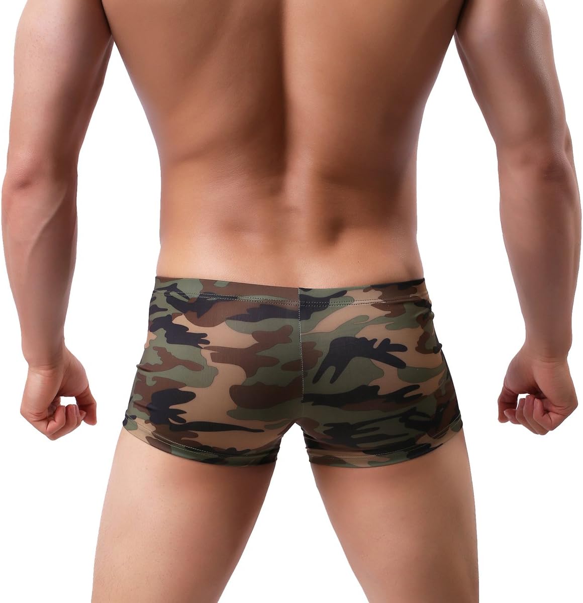 YUFEIDA Sexy Men's Boxer Shorts Camouflage Low Rise Boxer Trunks - Image 5