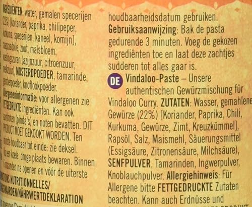 Miniatura 2 de Patak's Vindaloo - Pasta para curry (botella de 10 onzas)