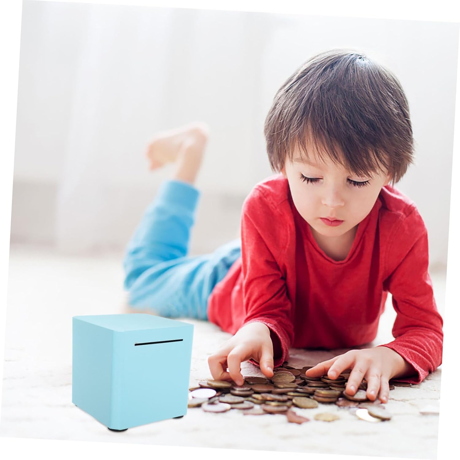 Stainless Steel Piggy Bank Money Box for Adults Coin Jar for Boys and Girls Safe Savings Bank