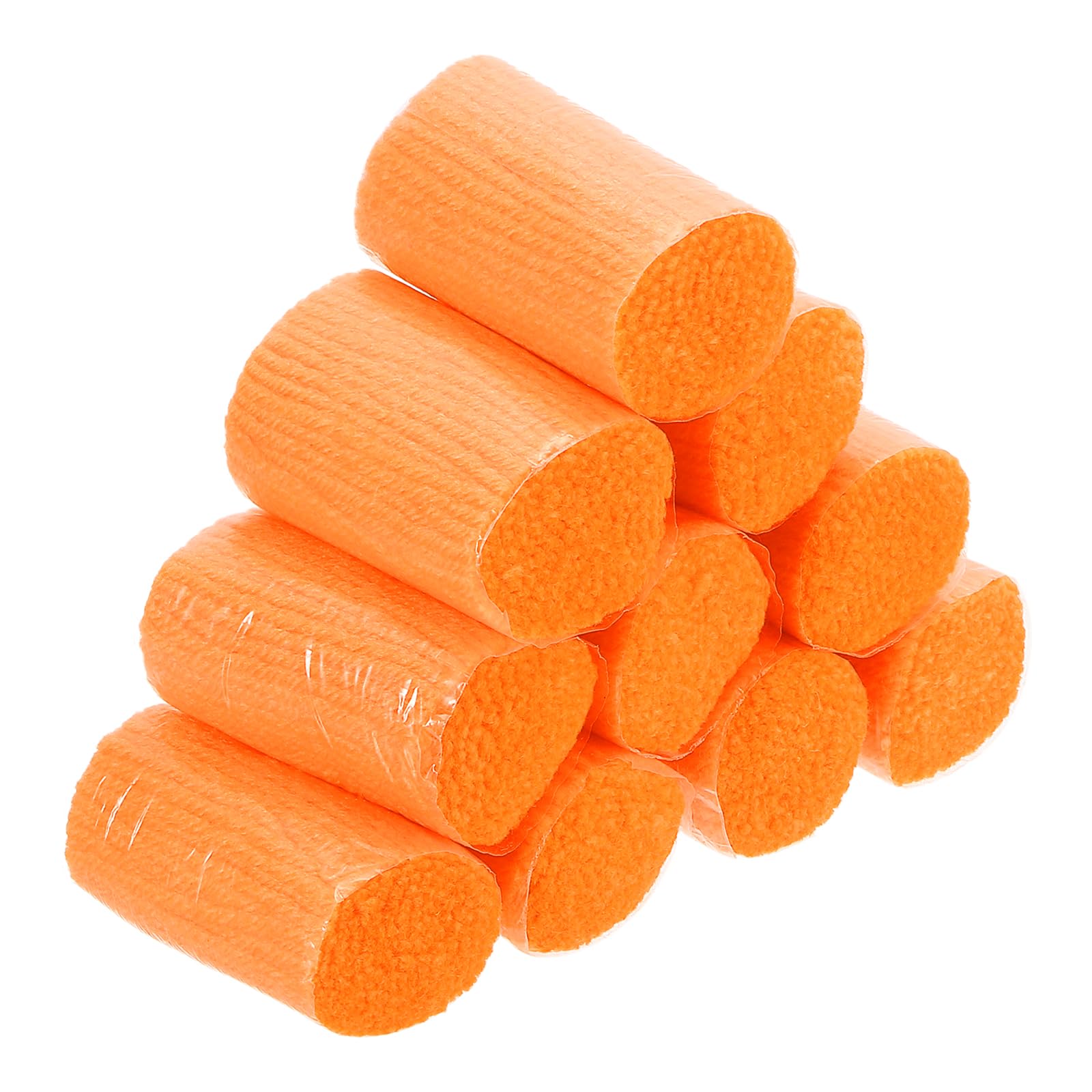 PATIKIL 10 Rolls Latch Hook Yarn Kit - Precut Rugs Yarn for Crochet Bundles Tapestry DIY Craft - Adults Beginners Rug Making - Orange