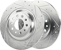 Vista 120 de Detroit Axle - Rotores de freno delantero para 4WD 6-Lug 2004-2008 Ford F-150 Lobo, 2006-2008 Lincoln Mark LT Rotores de freno 2005 2007 Reemplazo