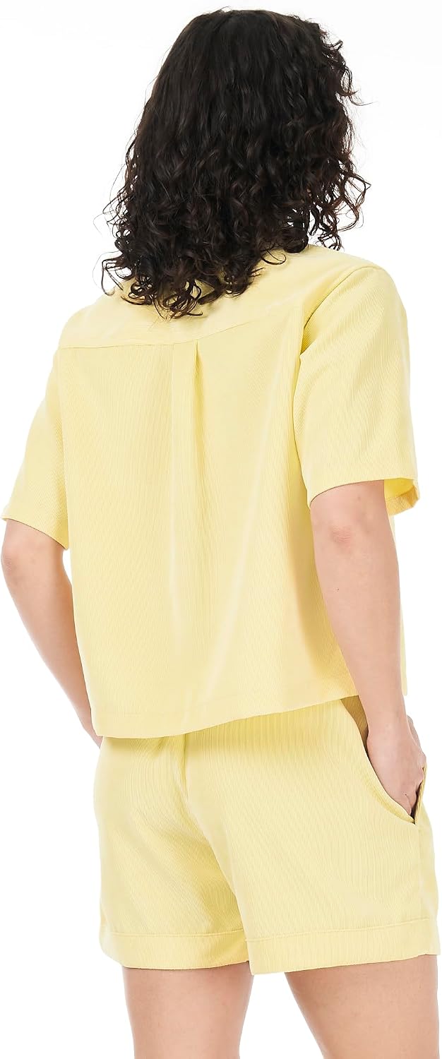 Picture Organic Women's Sesia Cord Shirt - Lightweight Athletic Button-Down Shirt for Travel & Outdoor Use