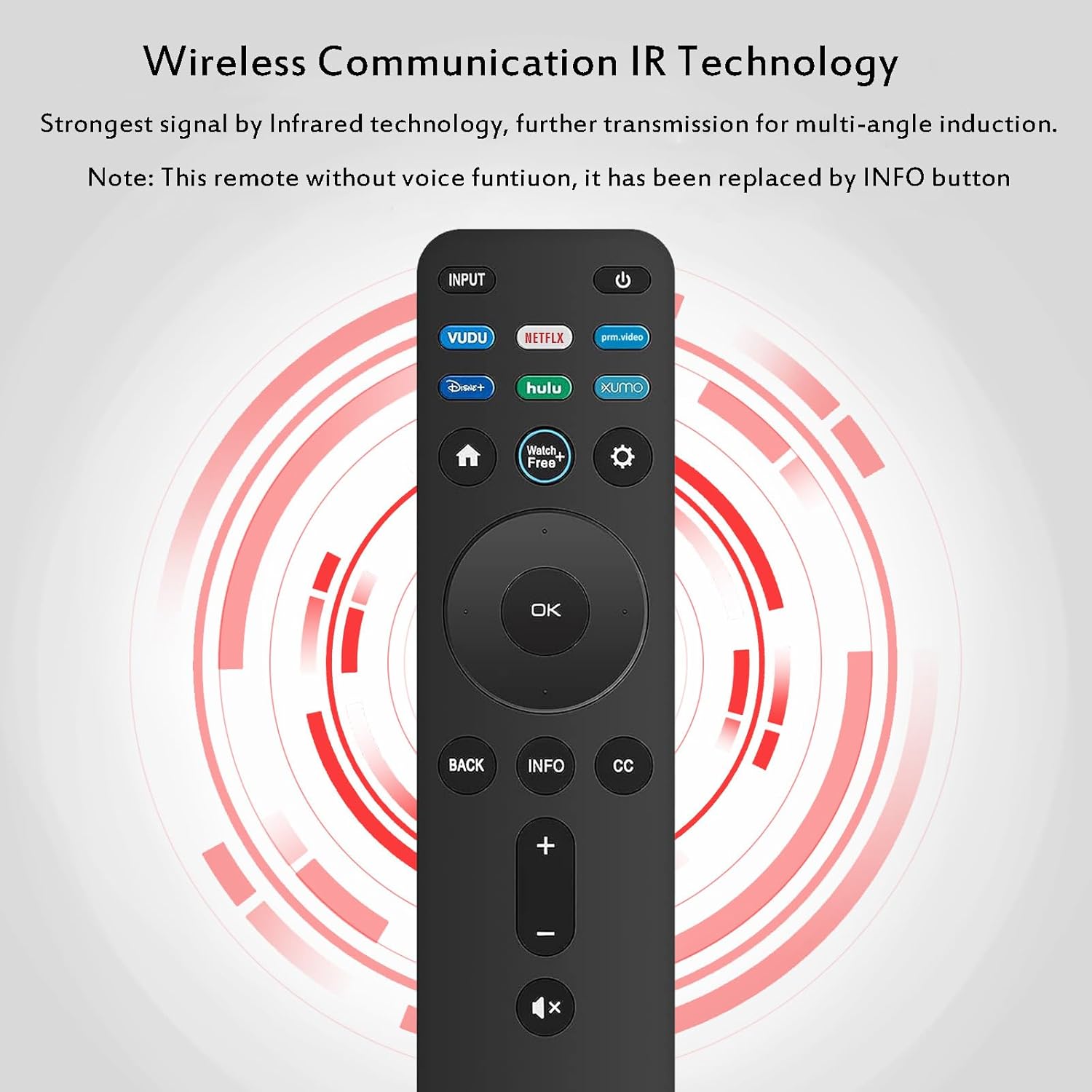 Universal Remote Control XRT260 for All VIZIO Smart TV Smartcast D-Series M-Series P-Series V-Series XRT140 XRT136 Remote Replacement (No Voice Function) thumbnail