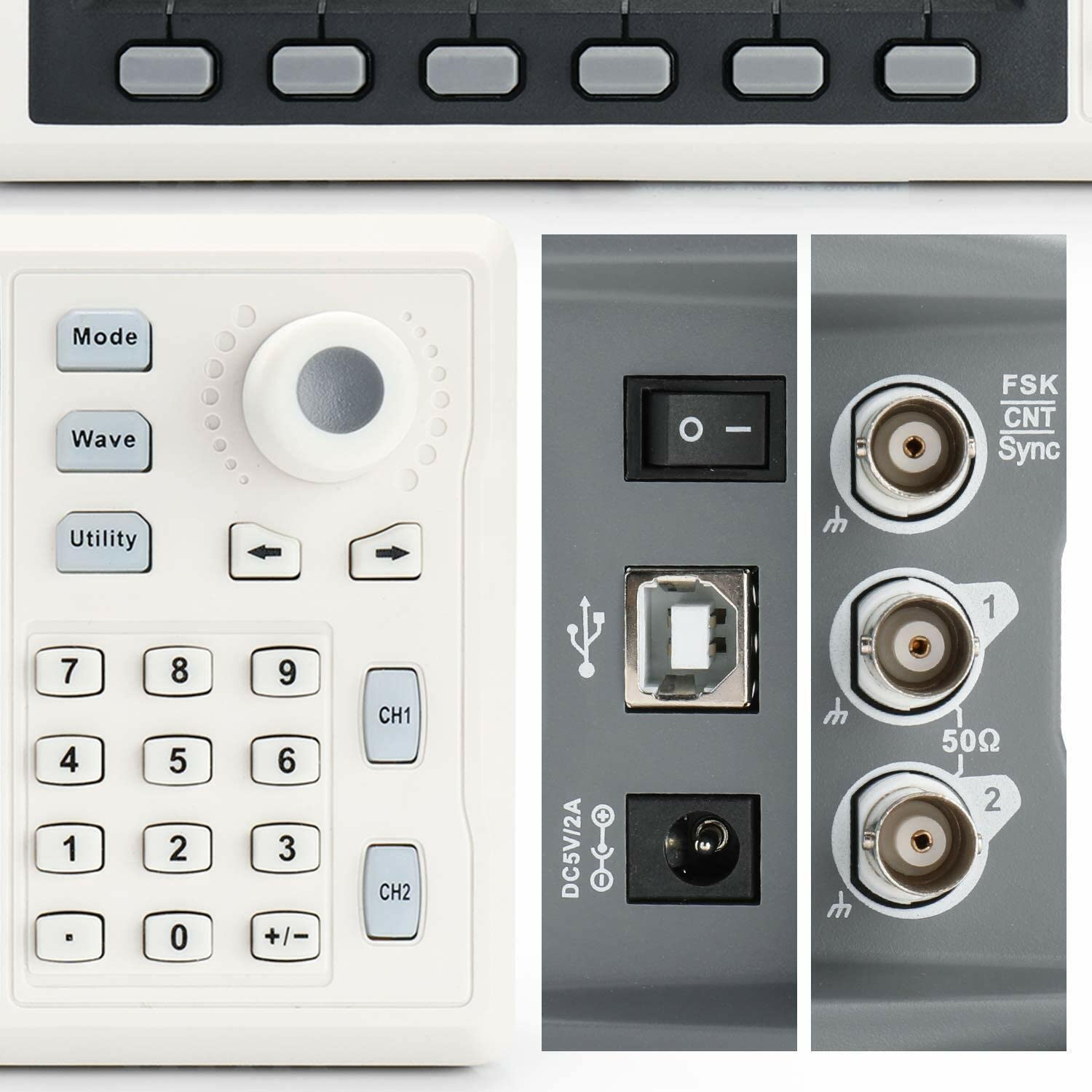 UNI-T 30 MHz Generatore di funzioni, UTG932E arbitrario di forma d'onda, 2 canali, 200MSa/s, risoluzione verticale a 14 bit, (EU Plug) Shop in Germania,3 anni di garanzia