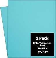 Vista 101 de Kydex Sheets - Solid Color DIY Kit for Crafting Holsters, Sheaths, and Mag Pouches - (8x8, 8x12, 12x12), Premium Thermoform Sheets - Thick, Durable