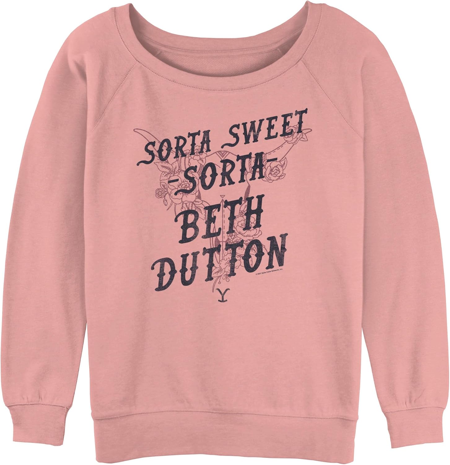 Yellowstone Women's Beth Dutton Slouchy French Terry Pullover