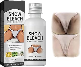 Snow Bleach Cream for Private Part Underarm Whitening, Glowhite Snow Bleach Cream, Snow Bleach Cream Private Part, Dark Spot Corrector Cream, Intimate Area Whitening Cream for Face and Body (1 pcs)