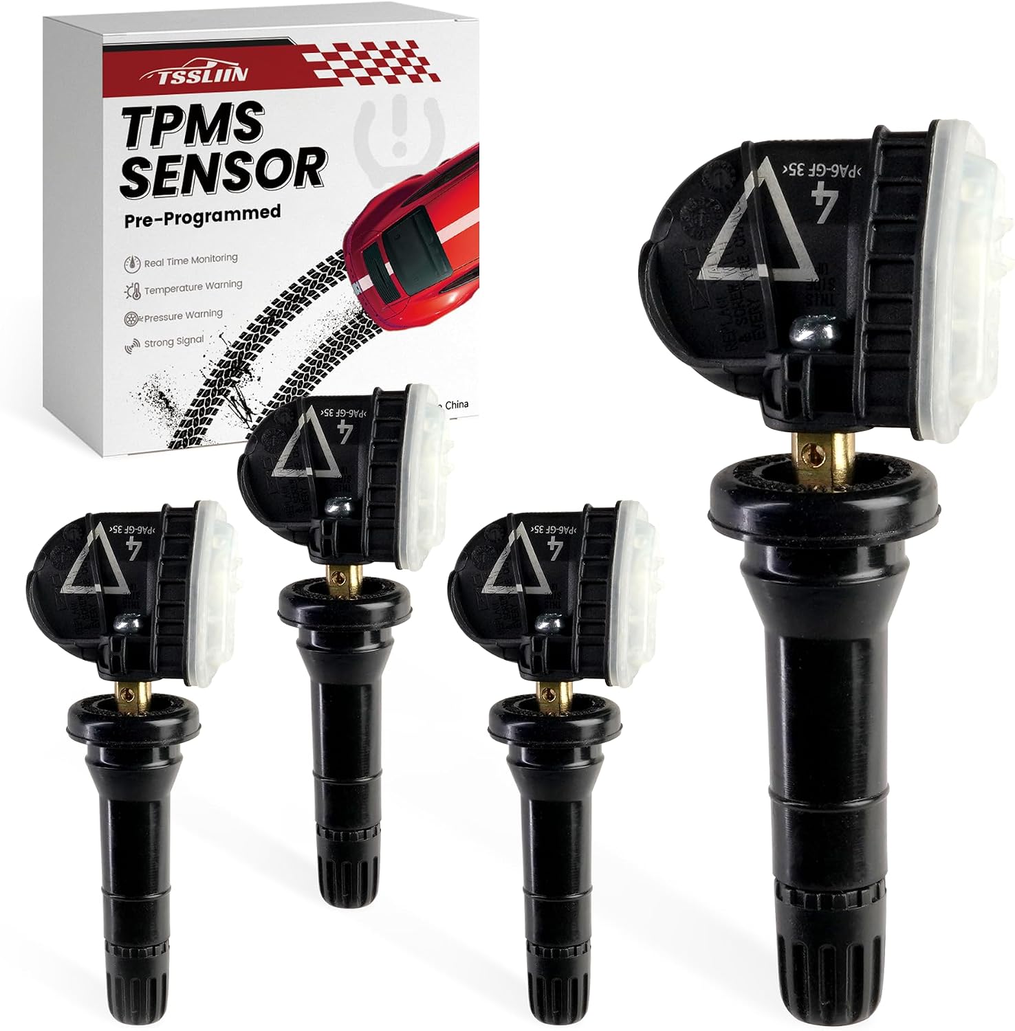 Pre-Programmed TPMS Sensor Fits for-Chevy for-Cadillac for-GMC for-Buick 433MHz Tire Pressure Monitor Sensors 13598773,13516165 13506028 550254709902