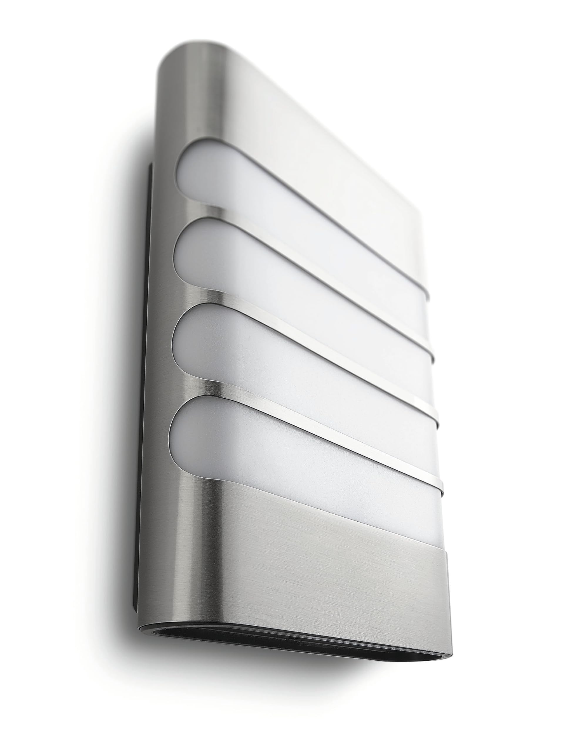 Philips myGarden Raccoon - Aplique, iluminación exterior, sin sensor de movimiento, LED, luz blanca cálida, IP44, color gris