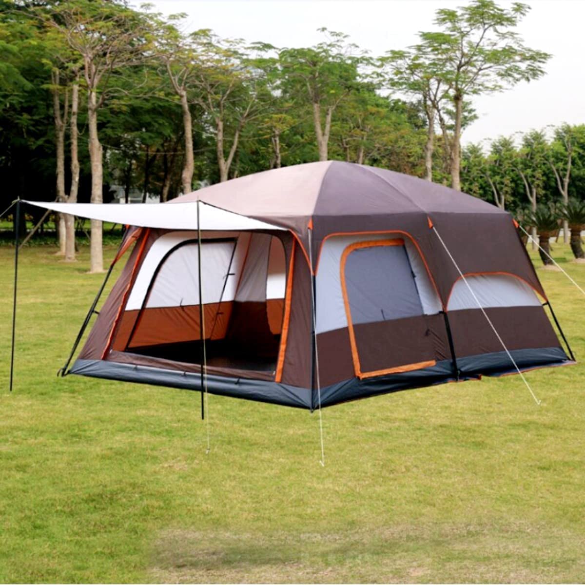 See full amazon price history chart for Nasmodo Polyester 3-12 Person Camping Tent For Adults Waterproof Outdoor Dome Camping Tent For Travel Picnic Hiking Trekking Portable Big Dome Tent Tent For Camping(S-330 X 210 X 185Cm, Brown) Nasmodo Polyester 3-12 Person Camping Tent For Adults Waterproof Outdoor Dome Camping Tent For Travel Picnic Hiking Trekking Portable Big Dome Tent Tent For Camping(S-330 X 210 X 185Cm, Brown) (B09ZLGGK84) Amazon Price History, Amazon Price Tracker