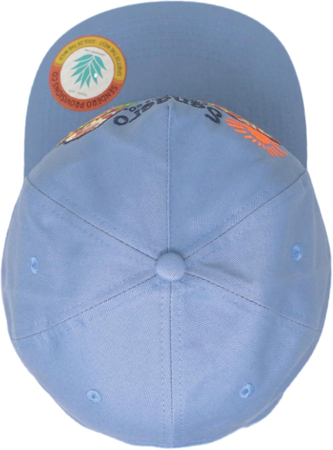 Sendero Provisions Co. Desert Bloom Adjustable Snapback Hat with Embroidered Design (Blue) - One Size