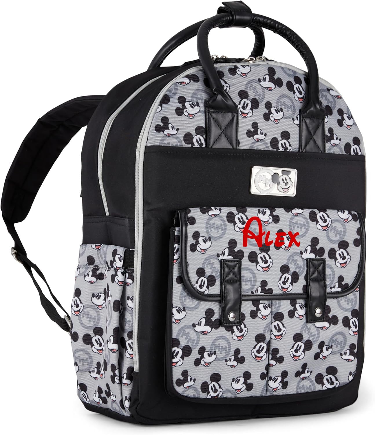zaino per pannolini con molte tasche disney marchio mickey minnie