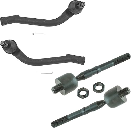 Vista 1090 de TRQ - Juego de barras de acoplamiento delanteras interiores y exteriores