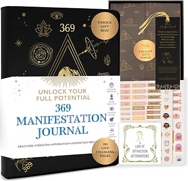 The Ultimate 369 Manifestation Journal - Transformative Law of Attraction Book to Unlock Your Limitless Potential - Presented in Luxurious Gift-Ready Packaging