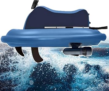500W Electric Underwater Scooter, 10000mah Electric Motor Boat Jet Ski Inflatable Boatunderwater Scooter, 3-7 Km/H, 40-130Min Battery Life, Sea Diving Swimming Equipment