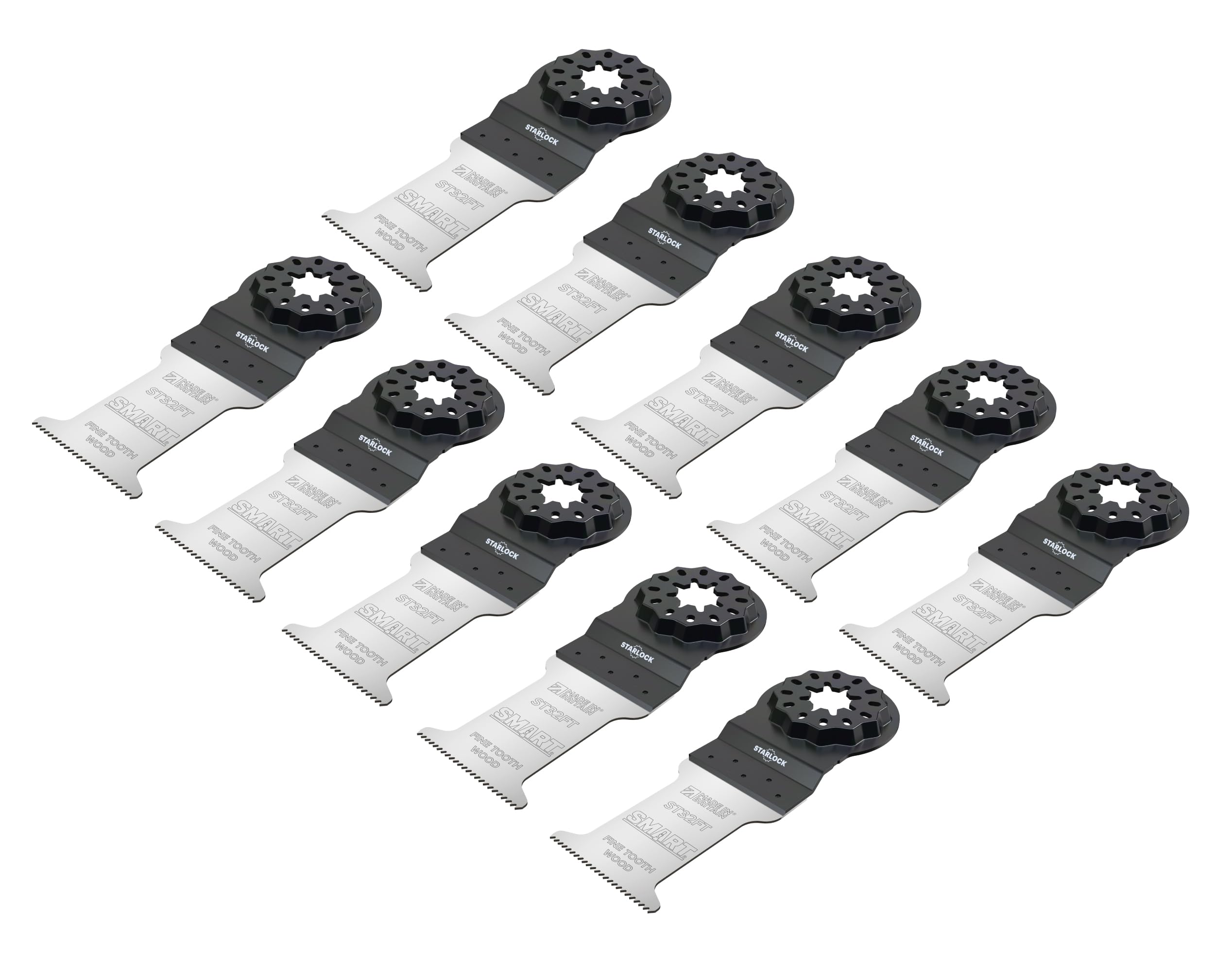 SMART Starlock 32mm Fine Tooth Wood Blade - 10pk