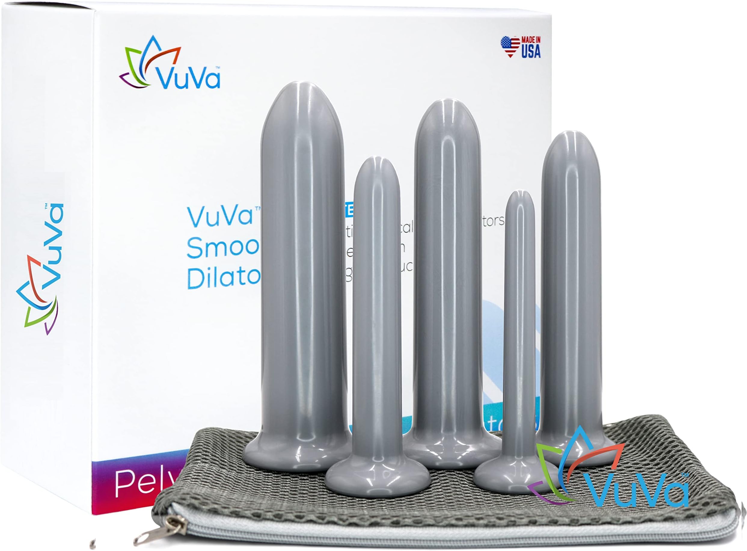 Unisex Five Set Made in USA VuVa Set for with Instructions and Travel Pouch - Set of 5