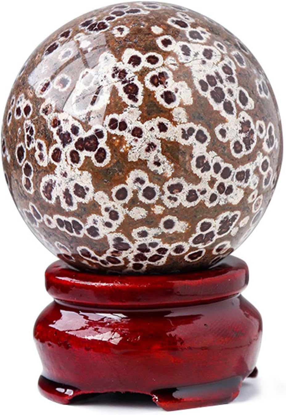 Home Furnishings Crystal Ball Feng Shui Quartz Crystal Sphere Power Stone Ball for Crystals Prosperity Stones Spiritual Gift,3.5-4cm