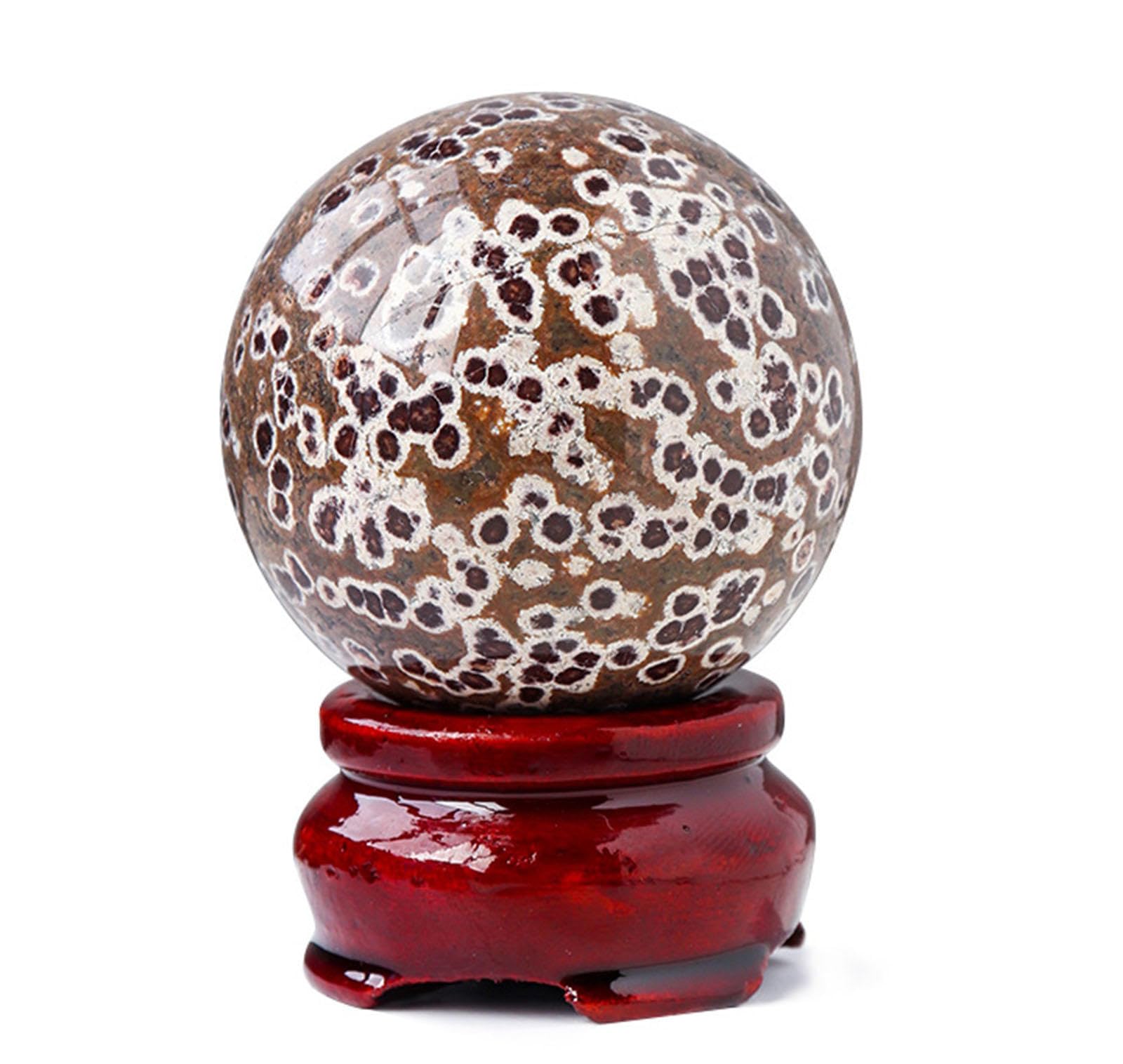 BJXKHFPIV Home Furnishings Crystal Ball Feng Shui Quartz Crystal Sphere Power Stone Ball for Crystals Prosperity Stones Spiritual Gift,6.5-7cm