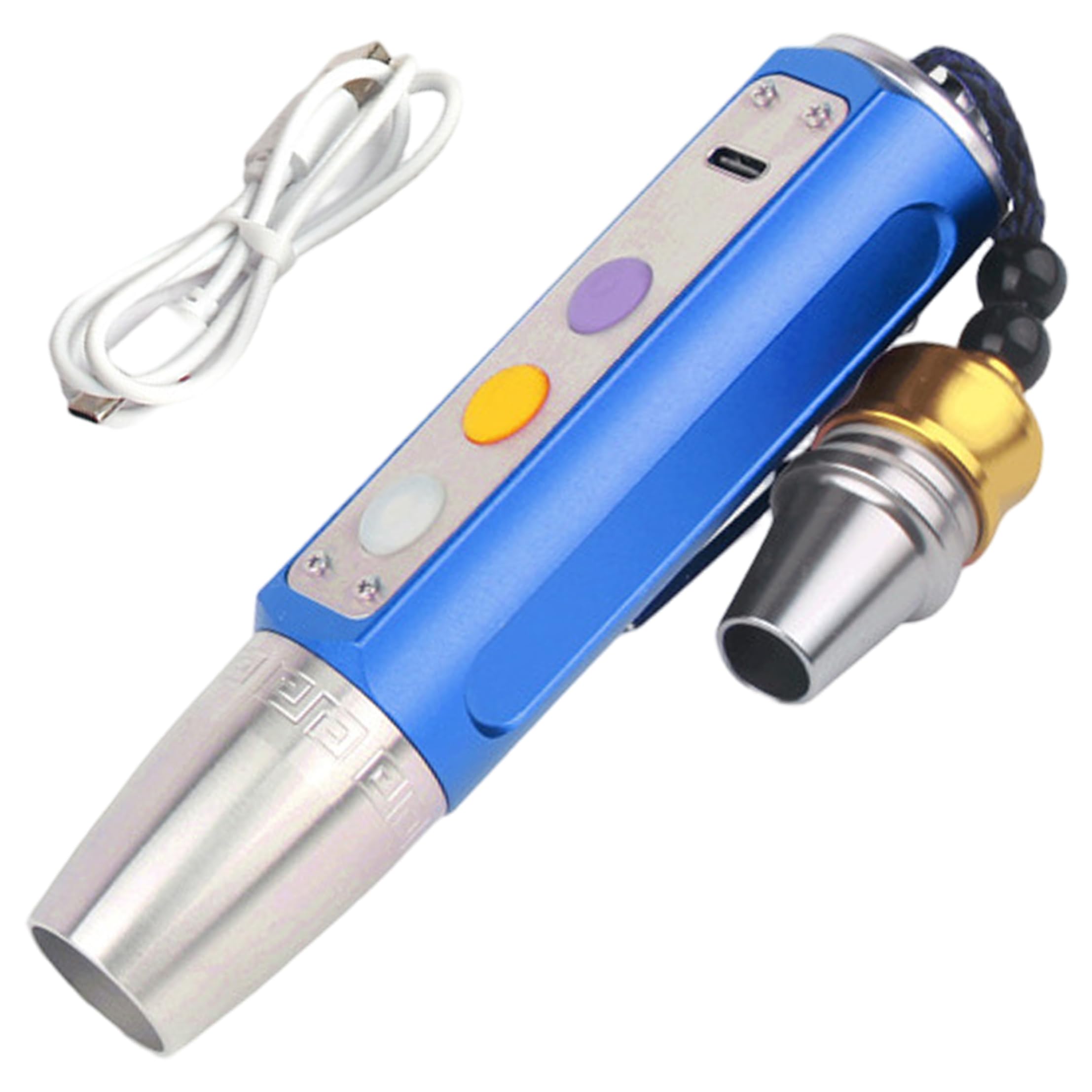Lampe de poche ultraviolettes variable bleue pour détection de gemmes