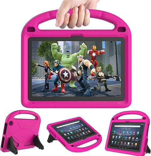 DICEKOO - Funda para tablet para niños, para Fire HD 10 y Fire HD 10 Plus (11. generación), ligera, a prueba de golpes, ideal para niños, con