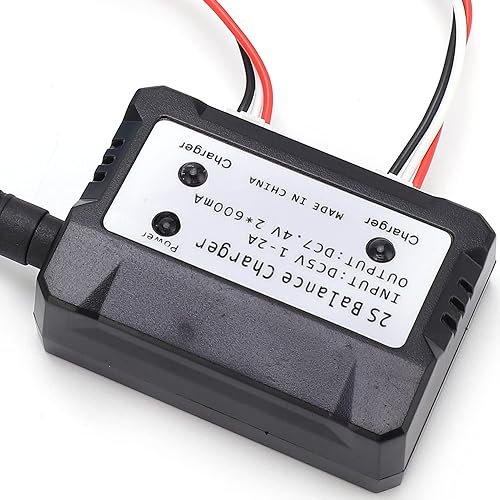 Miniatura 7 de Dilwe Batería de litio RC, batería de polímero de litio de 1500 mAh 7.4 V para enchufe SM con cable de carga y cargador RC para coche, barco,