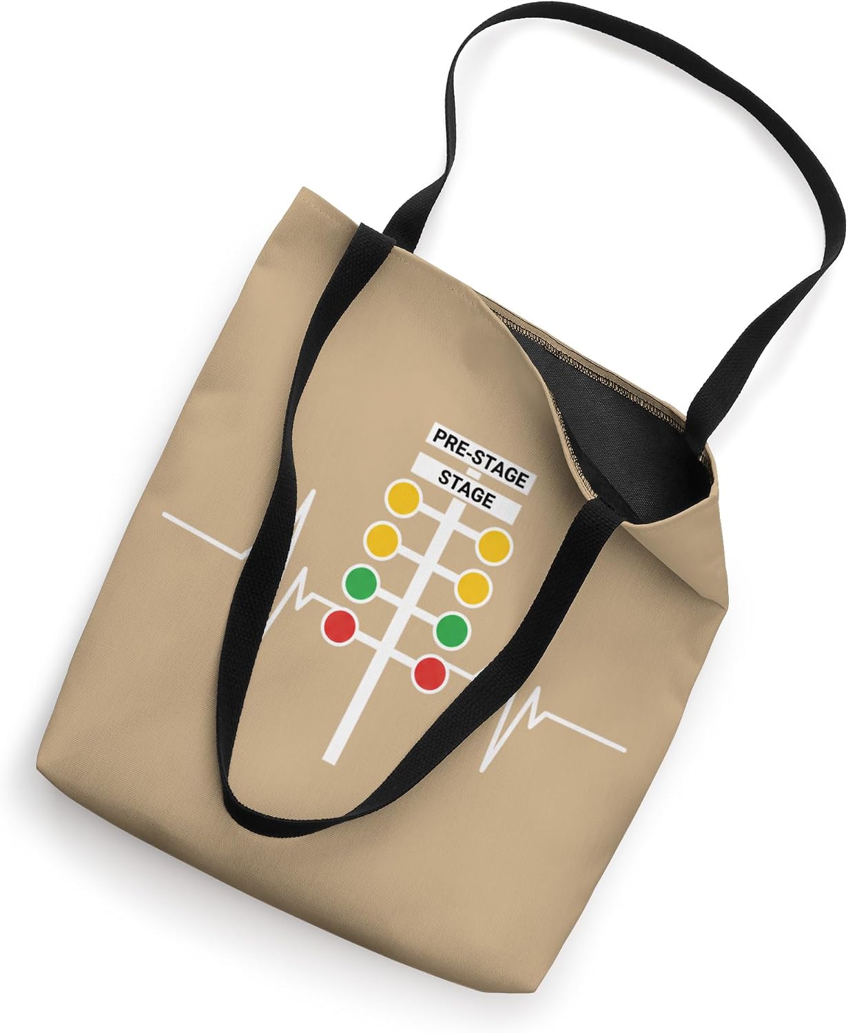 Car Drag Racing Starter Tree Pre-Stage Stage Racing Tote Bag