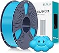 SUNLU PLA+ Filament 1.75mm, PLA Plus Filament for 3D Printer, PLA+ Filament 1kg for 3D Printing with Best Resilience, Neatly Wound, Accuracy +/- 0.03mm, Sky Blue