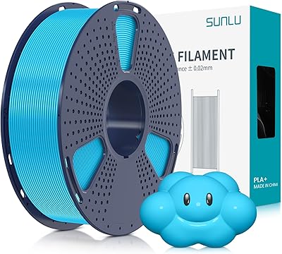17 – SUNLU PLA Plus 3D Printer Filament, 1.75mm PLA+ 3D Filament for FDM 3D Printer & 3D Pens, Neatly Wound Filament, Strong and Toughness, Dimen…
