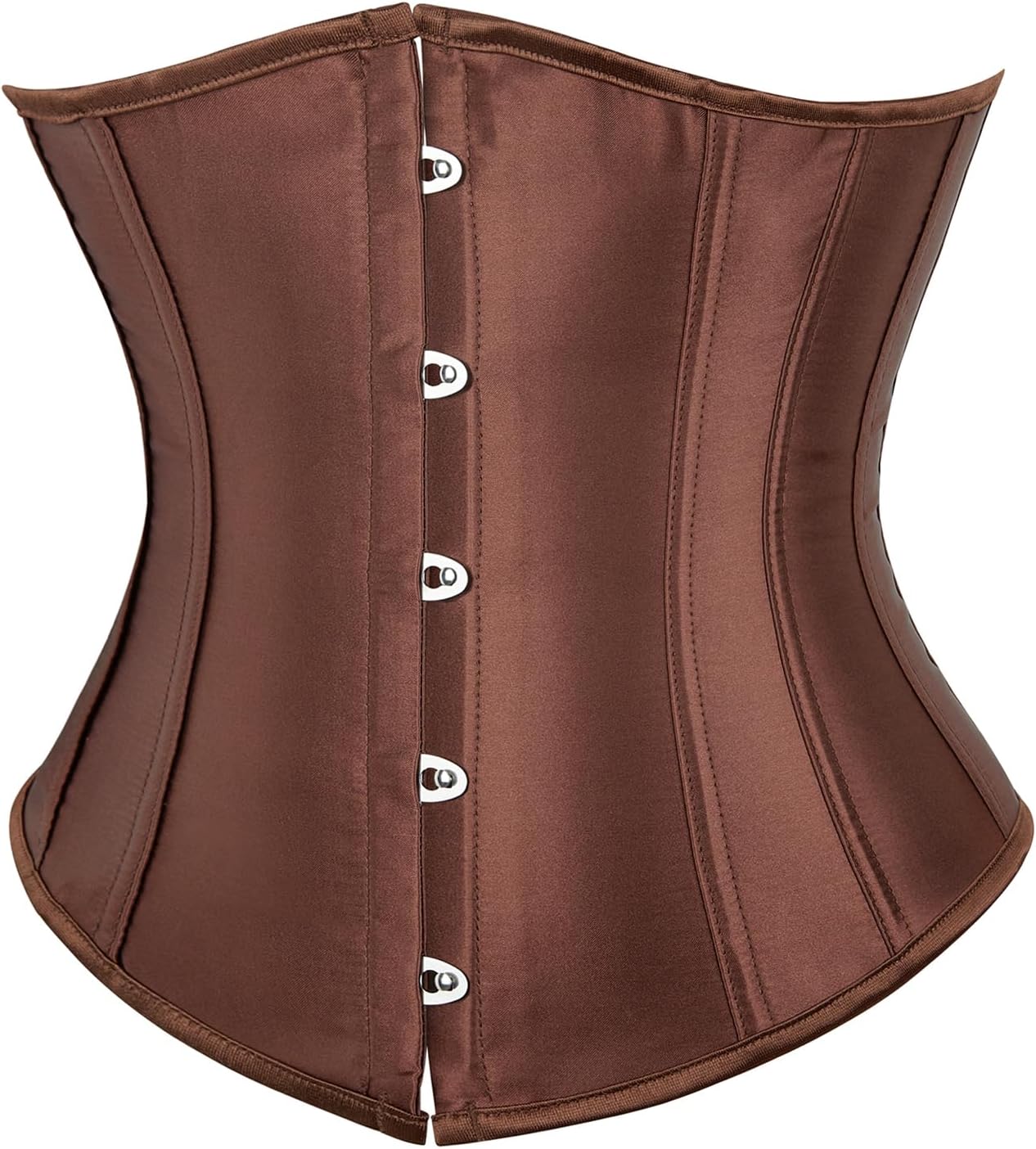 SZIVYSHIWomen's Overbust Sweetheart Lace Up Plastic Bones Corset Bustier Top