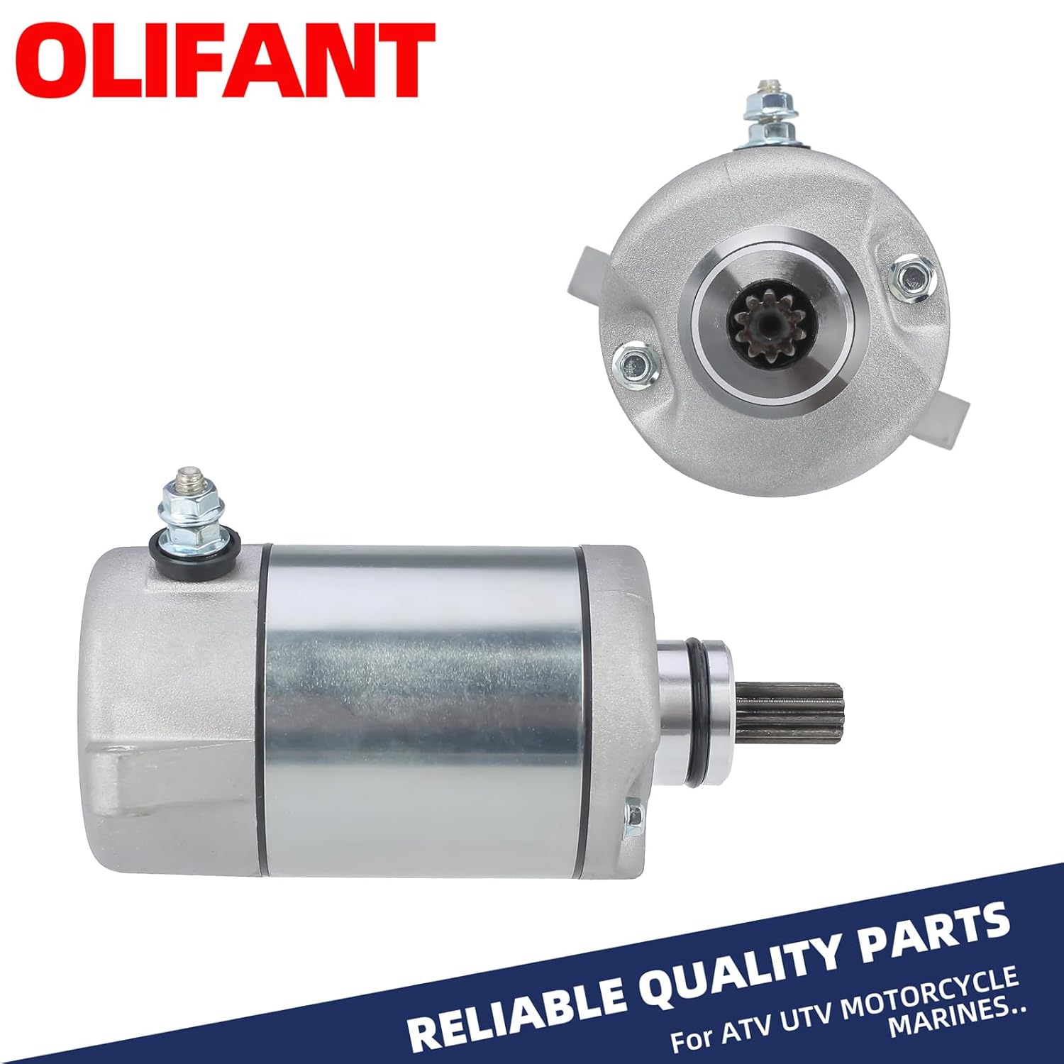 Starter Motor For Polaris Hawkeye 300 2x4 2006-2011/4x4 2006-2007/Sportsman 300 4x4 2008-2010 3089879 3090192 SMU0403 18912