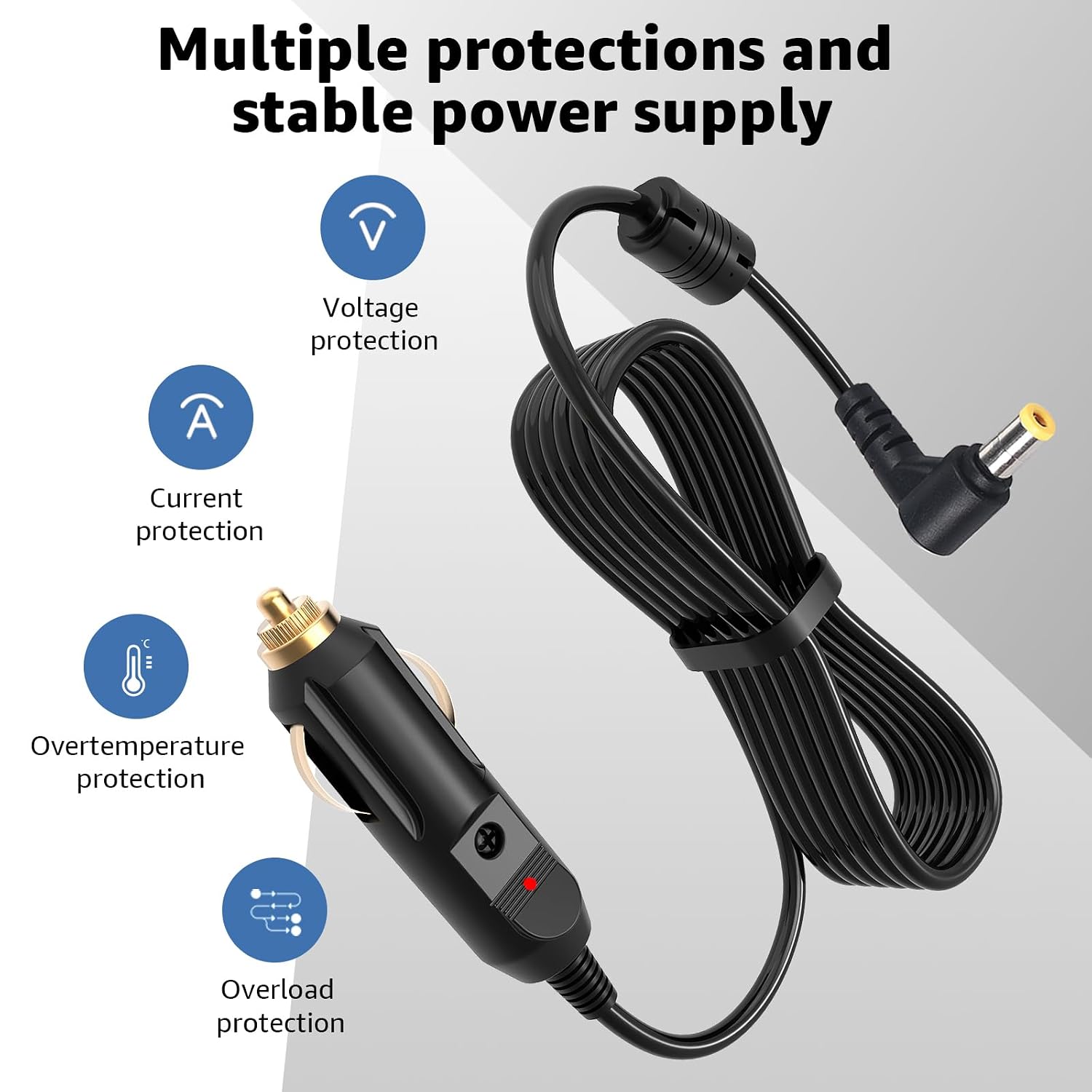 Car DC Power Adapter Compatible with Caire Freestyle Comfort Charger image 2