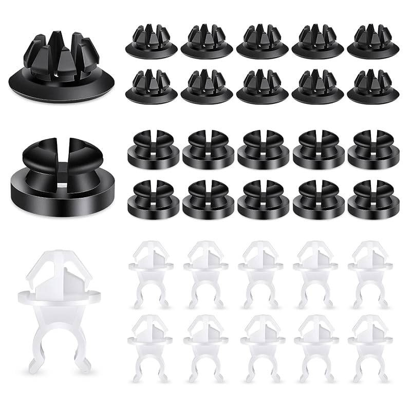 Clips de suporte da haste do capô GOOACC 91503-SS0-003 para Honda e Acura – 30 unidades