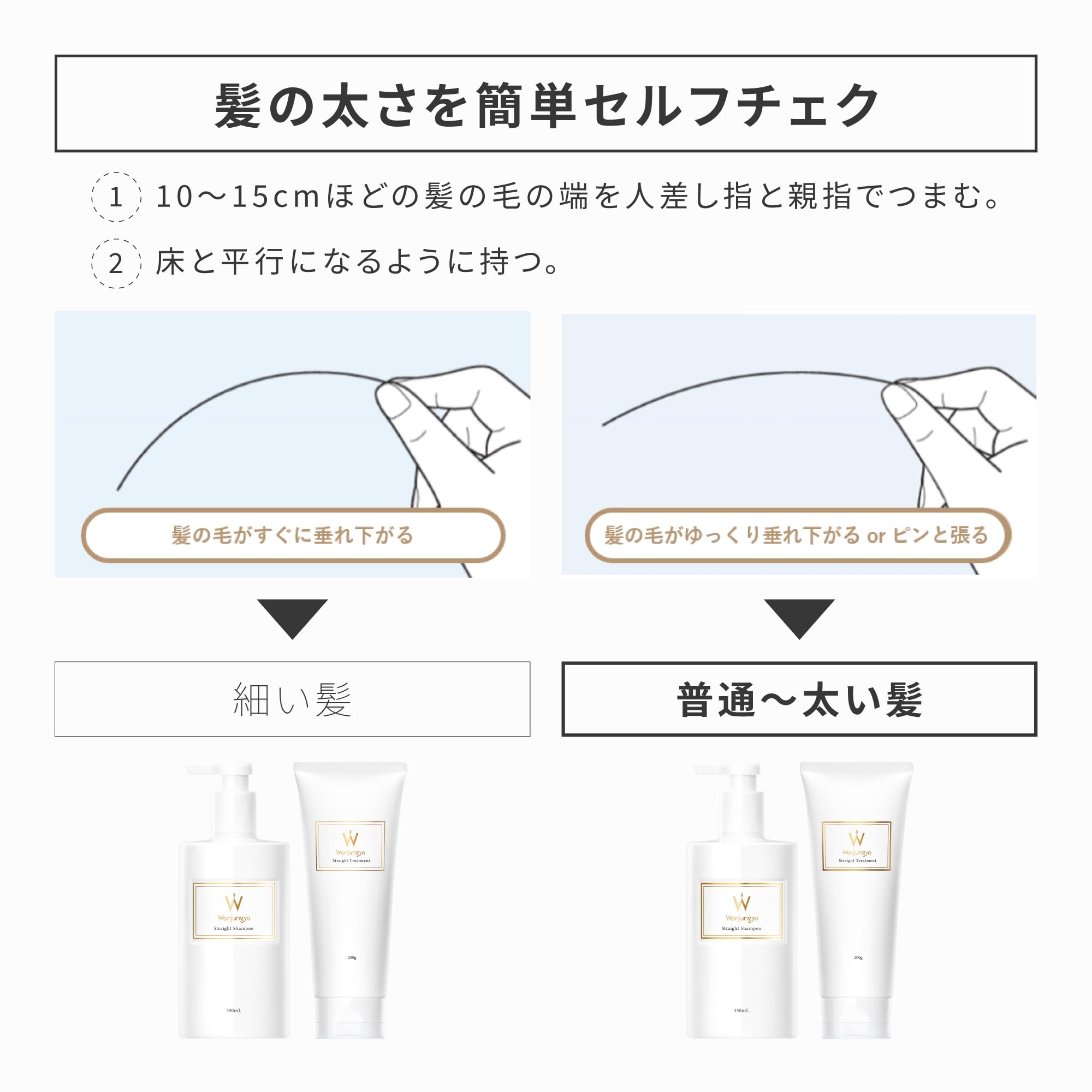 Amazon.co.jp: 【Official】Wonjungyo Straight Shampoo & Treatment