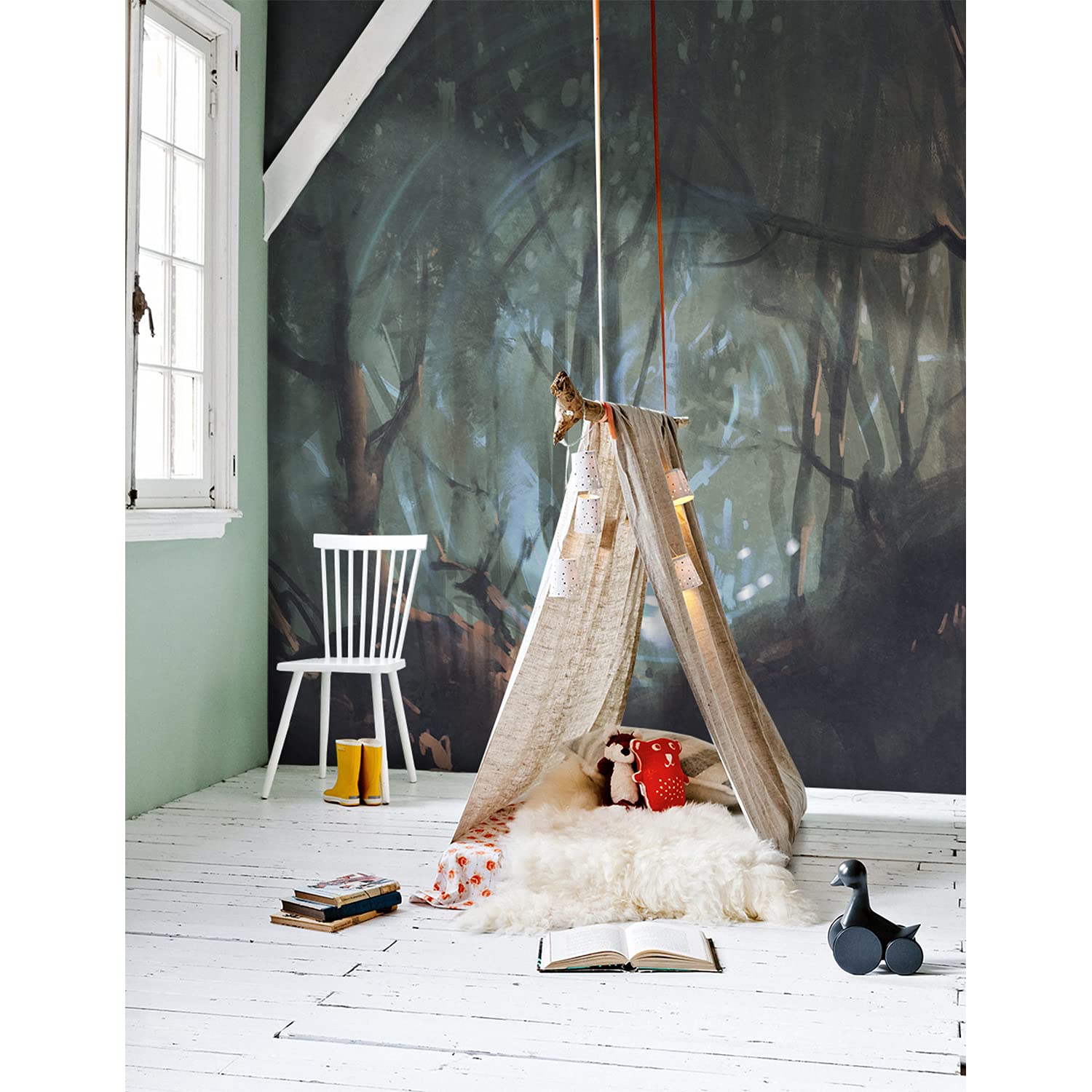 Papier peint pour masquer les imperfections murales avec style