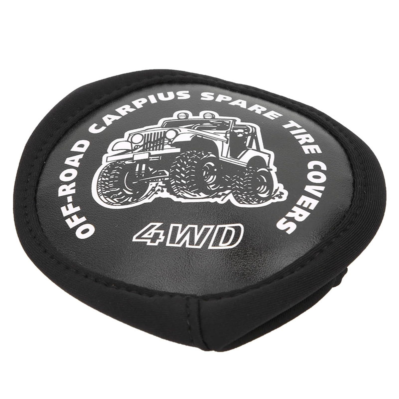 VGEBY RC Spare Tire Cover, Dustproof PU Leather 1:10 Scale Remote Control Crawler Car Spare Tire Cover RC Body Parts Dustproof Cover Mood Decoration Fit for 1/10 RC Car(B) Model Toy