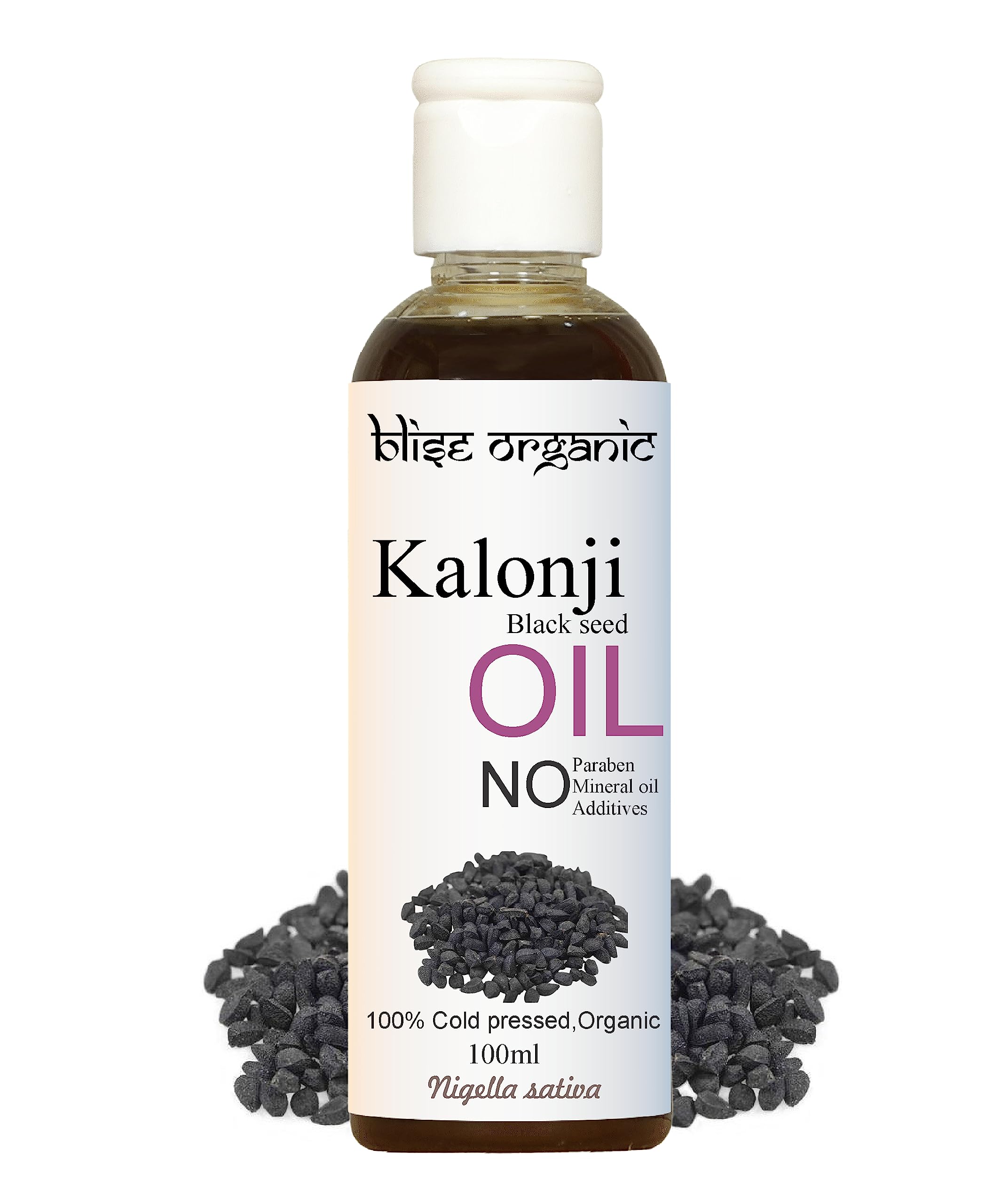 Blise organic Kalonji (Black seed) Oil -100% Pure and Cold Pressed 100ml