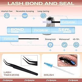 Focipeysa Volume Spike Eyelash Clusters 100D Lash Extensions Kit Fluffy Cluster Lash Extension Kit 12-18mm Spike Lash Clusters Manga Individual Eyelashes Clusters DIY Salon Effect Lash Extension