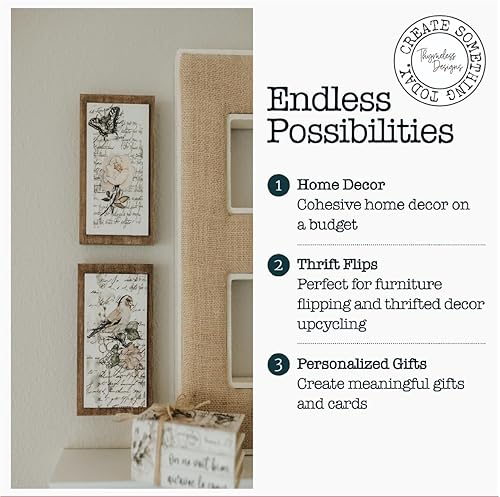 Miniatura 6 de (Memories of Paris) - Transferencias para manualidades y muebles, 3 hojas de diseño de 6 x 12 pulgadas, decoración del hogar, calcomanías, por