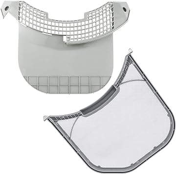 2026 UPGRADED2pcs MCK49049101 Dryer Lint Filter Screen Housing Guide Cover with ADQ56656401 Lint Filters Stainless Steel Mesh - Fit for L-G Ken-more Dryers DLEX3570V DLGX4271V 79691282310