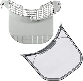 【2026 UPGRADED】2pcs MCK49049101 Dryer Lint Filter Screen Housing Guide Cover with ADQ56656401 Lint Filters Stainless Steel Mesh - Fit for L-G Ken-more Dryers DLEX3570V DLGX4271V 79691282310