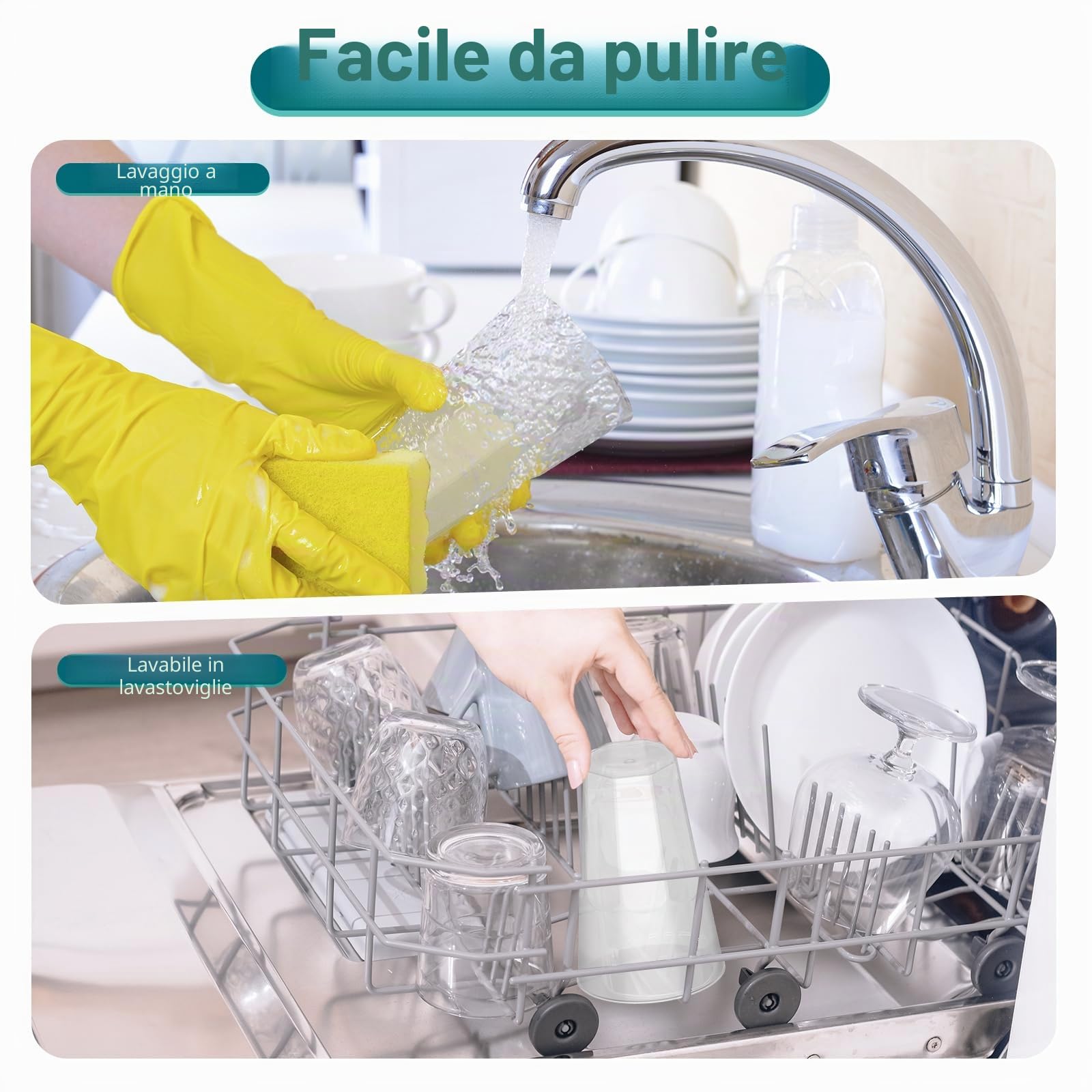 Bicchieri in Plastica Rigida Riutilizzabile, Tumbler Plastica Rigida Trasparente, Riutilizzabile e Bicchieri Lavabili per Compleanno, Festival, Picnic 400ML, Set di 50
