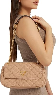 GUESS Women's Giully Convertible Crossbody Flap, One Size