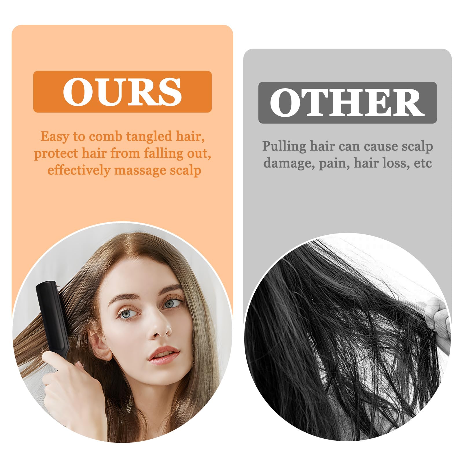 NICEMOVIC Bulk Individually Wrapped Hair Brushes