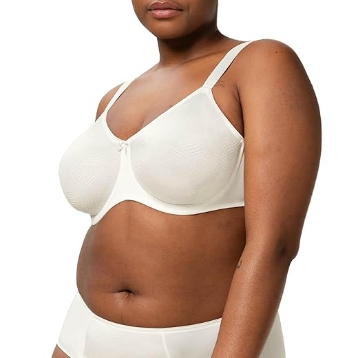 Triumph Essential Minimizer Bra for Women - Premium Full Coverage Bra with Underwire - Available in Plus Sizes - 34D, Vanille