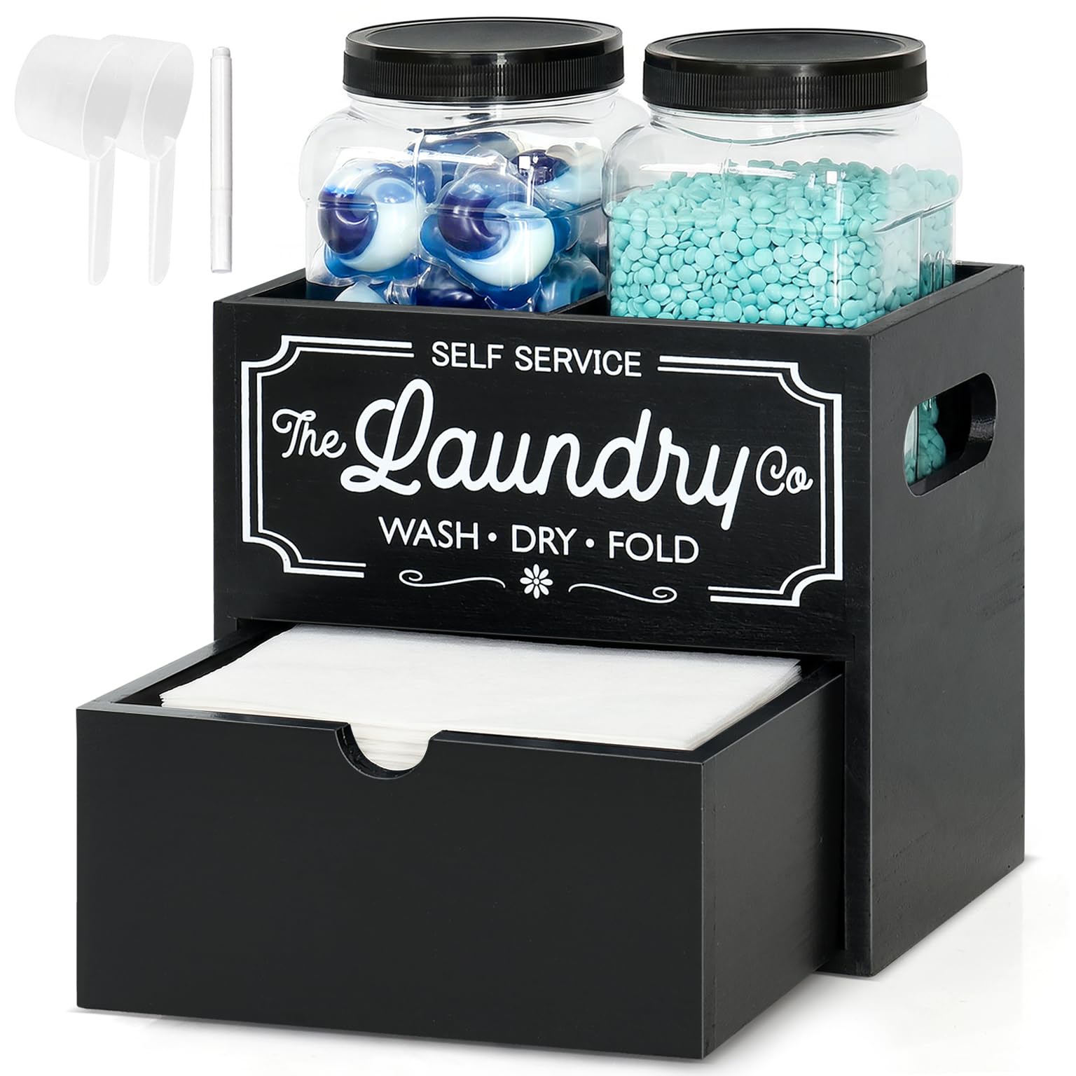 Photo 1 of Cvntteaf Laundry Pods Container and Dryer Sheet Holder